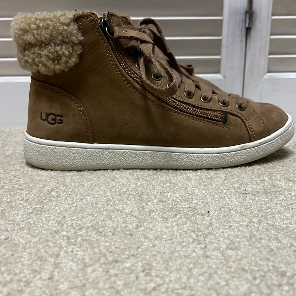 UGG Tan High-Top Sneakers
